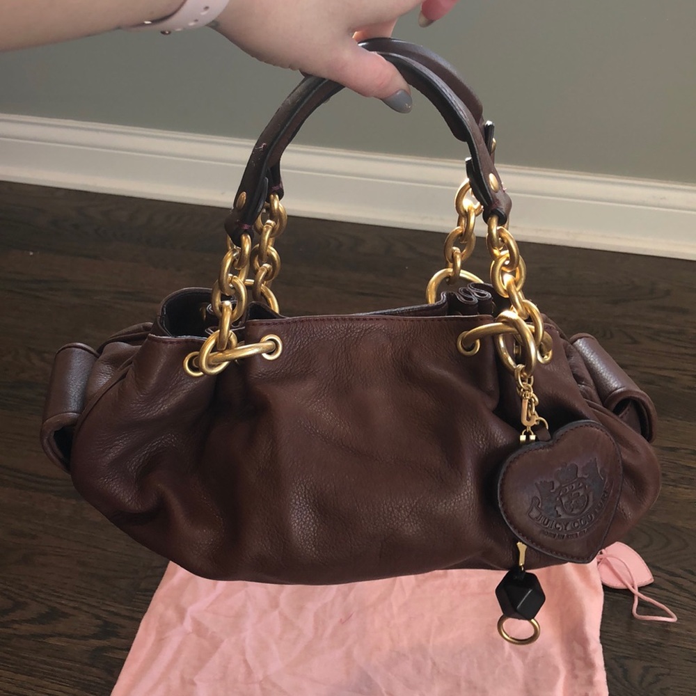 Leather Juicy Couture Handbag with duster bag